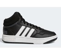 adidas Unisex - Bambini Hoops Mid Shoes, Core Black / Cloud White / Grey Six, 36 EU