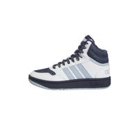 adidas Hoops Mid 3.0 Shoes Kids, Scarpe, Cloud White/Shadow Navy/Wonder Blue, 36 2/3 EU