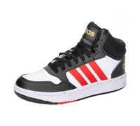 adidas Hoops Mid Shoes, Scarpe, Cloud White/Vivid Red/Core Black, 28 EU