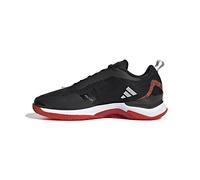 ADIDAS HQ8409 Avacourt Clay Female Adult, Core Black/Taupe Met./Better Scarlet EU 40 2/3
