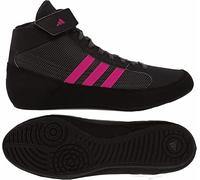 adidas HVC, Scarpe da Wrestling Uomo, Nero Antracite Hot Pink, 42 2/3 EU