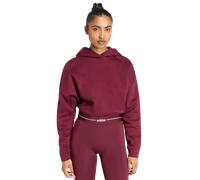 Adidas Hyperglam Cropped Hoodie Donna - Felpe con cappuccio Rosso - Taglia 44 - Jersey di cotone Red 44