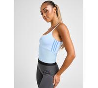 adidas Hyperglam Rib Canottiera, Blu L