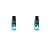 adidas, Ice Dive Deodorante Spray Uomo, Profumo che Dura fino a 48 Ore, Formula Vegana e Senza Alcol, 150ml (Confezione da 2)