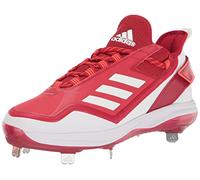 Adidas Icon 7 Boost - Scarpa da Baseball da Uomo, Team Power Rosso/Bianco/Rosso Solare, 46 EU