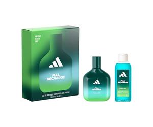 adidas il cofanetto Vibes composto da Eau de Parfum Full Ricarica e Gel Doccia