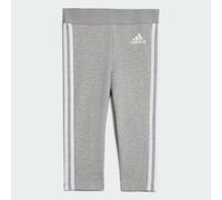 ADIDAS INFANT GIRL ESSENTIALS 3 STRIPES TIGHT Medium Grey Heather / White 18-24M