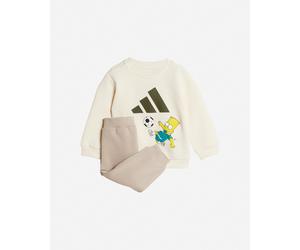 Adidas Infant Simpsons Jr - Tuta - Beige 9-12MESI