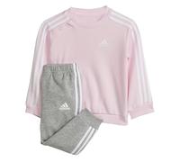 adidas Infants Essentials 3-Stripes Jogger Set, JOGGER PER GIOVANI/BAMBINI Bambino, clear pink/white,
