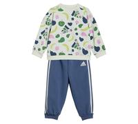 adidas Infants Essentials Allover Printed Jogger Set - Tuta da ginnastica Bambini unisex, crystal jade/preloved ink,