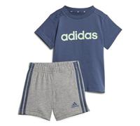 adidas INFANTS ESSENTIALS LINEAGE ORGANIC COTTON TEE AND SHORT SET (Gender Neutral), JOGGER PER GIOVANI/BAMBINI Bambino, preloved ink/semi green spark,