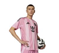 Adidas Inter Miami Cf 25/26 Authentic Home Short Sleeve T-shirt Rosa M Uomo