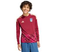 Adidas Italy 26/27 Goalkeeper Home Junior Long Sleeve T-shirt Rosso 13-14 Years Bambino,Bambina