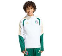 Adidas Italy 26/27 Tiro Training Junior Sweatshirt Bianco 11-12 Years Bambino,Bambina