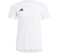 adidas J TEAM TEE Magliette XS(123-128cm) Bianco