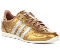 Adidas Japan Trainer In Pelle Donna Con Lacci Oro Taglia UK 5-9