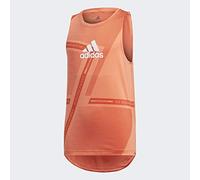 adidas Jg TR BR SL Tee Maglietta Senza Maniche da Bambina, Bambina, Maglietta Senza Maniche, FM5833, semcor/ambglo/Bianco, 110 (4/5 Años)