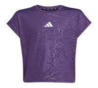 adidas - Kid's All Sports Animal Print Crop T-Shirt - T-shirt 164 lilla