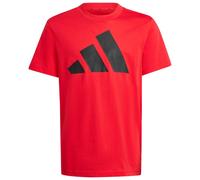 Adidas T-shirt Essentials Bambini Unisex rosso rubino/nero