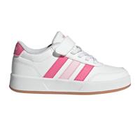 adidas BREAKNET 3.0 Shoes Children, Scarpe Unisex-Bambini, Ftwr White/Pink Fusion/Clear Pink, 30 EU
