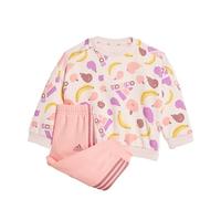adidas Kids Essentials Allover Print Jogger Set Kids Cotton Pink 6-9M