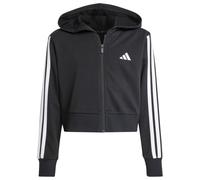 adidas - Kid's Essentials Full Zip Hoodie - Maglia con zip e cappuccio 152 nero/grigio