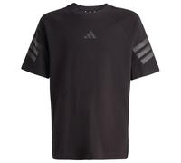 adidas - Kid's Future Icons 3 Stripes T-Shirt - T-shirt 152 nero/grigio
