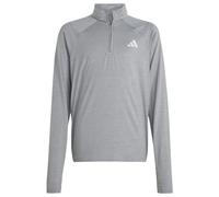 adidas - Kid's Goto PZ 1/4 Zip Longsleeve Tee - Maglia a manica lunga 152 grigio