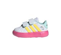 adidas Kids Grand Court Minnie Tennis Sportswear Shoes Kids Synthetics Upper White 8K