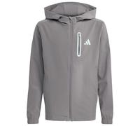 adidas - Kid's Hooded Tech Woven Jacke - Felpa 152 grigio