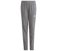 adidas - Kid's Hooded Tech Woven Pants - Pantaloni da allenamento 164 grigio
