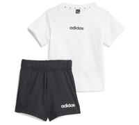 adidas - Kid's Linear Logo T-Set 160 - Tuta 74 bianco