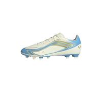 adidas Unisex - Bambini e Ragazzi F50 Messi Club Firm Ground/Multi Ground Football Boots Kids Shoes, Ivory/Semi Blue Burst/Icey Blue, 36 2/3 EU