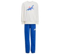 adidas - Kid's Seas. Essentials Adiraptor Fleece Jogger Set - Pantaloni da allenamento 110 bianco/blu