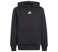 adidas - Kid's Small Logo Fleece Hoodie 225 - Felpa con cappuccio 128 nero/grigio