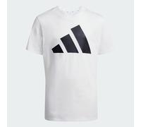 adidas Unisex - Bambini Essentials Big Logo T-Shirt, White/Black, 15-16 Years