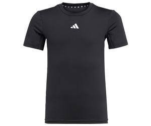 adidas - Kid's Techfit Tee - Maglia funzionale 128 nero/grigio