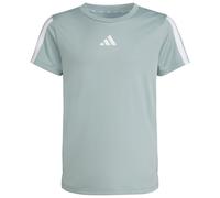 adidas - Kid's Training Essential 3 Stripes Tee - T-shirt 116 grigio