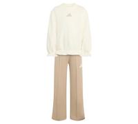 adidas Bambine e ragazze Seasonals Ruffles Sweatset Little Girls Track_Suit, off white/white, 4-5 Years