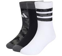 adidas - Kid's YB Camo 3-Pack - Calze casual EU 40-42 bianco