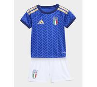 Adidas Italy 26/27 Baby Home Junior Set Blu 6-9 Months Bambino,Bambina