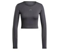 Adidas Knit Long Sleeve T-shirt Grigio S Donna