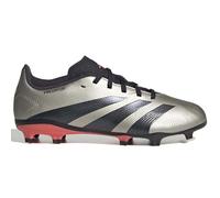 adidas League Predator Firm Ground Sneakers unisex per bambini, Platino Metallizzato Nero Aurora Turbo, 1 Little Kid