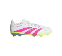 adidas League Predator Firm - Scarpe da calcio con tacchetti misti per bambini (bambini grandi), Bianco Lucid Pink Lucid Lemon, 28 EU