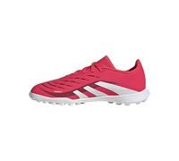 Adidas League Predator Turf, Scarpe da Football Unisex-Bambini, Rosso Lucid Bianco Nero, 34 EU