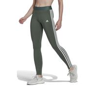 ADIDAS - LEGGINGS DONNA - LOUNGEWEAR ESSENTIALS - HK9676 - GREEN OXIDE GREY/B...