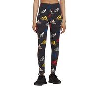 adidas W Bluv Q3 Leg G Leggings, Carbone/Multco/Bianco, S Donna