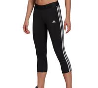 Adidas Donna Essentials 3-Stripes 3/4 Length Leggings, Black/White, S