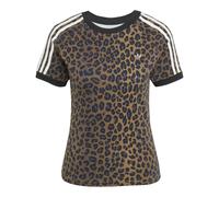 Adidas - Leopard Cali Tee - - Sport - Donna - Marrone - S