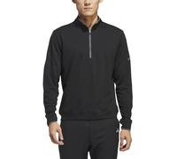 adidas Uomo Lightweight Half-Zip Top Sweatshirt, Black, M